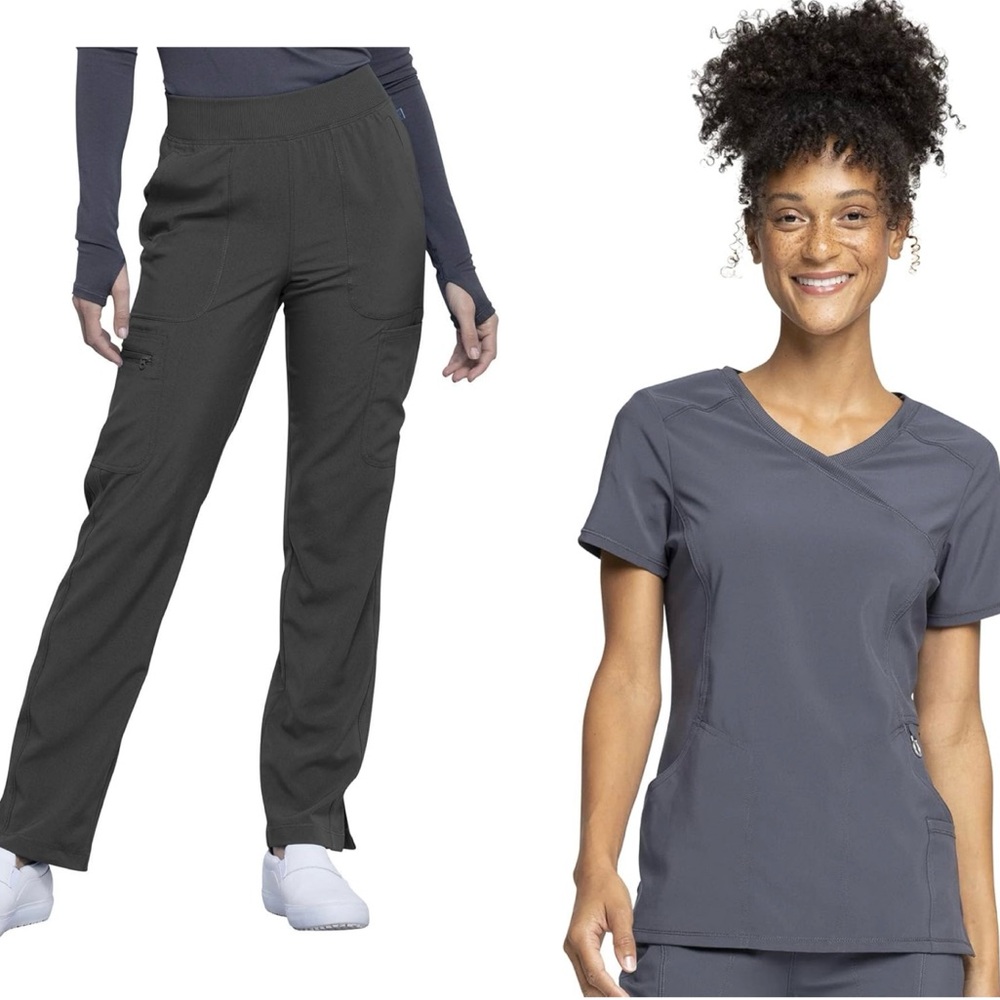 Cherokee infinity pewter scrub set 2XL